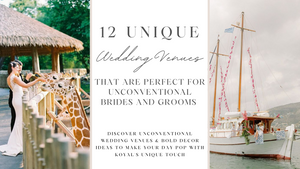 12 Unique Wedding Venues That Are Perfect for Unconventional Brides and Grooms