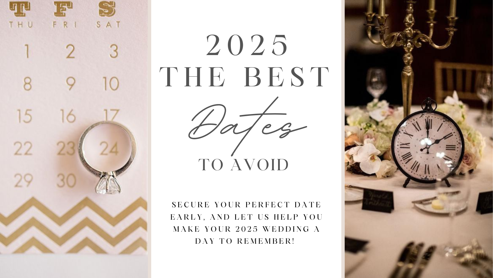 2025 The Best Wedding Dates to Avoid-Koyal Wholesale