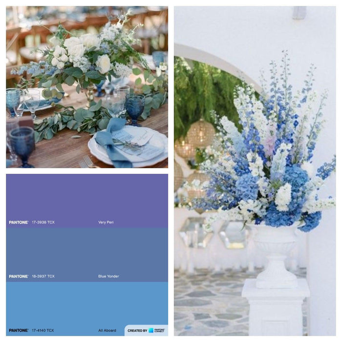 Top 10 Best 2022 Pantone Very Peri Blue Wedding Color Palette Combinations-Koyal Wholesale