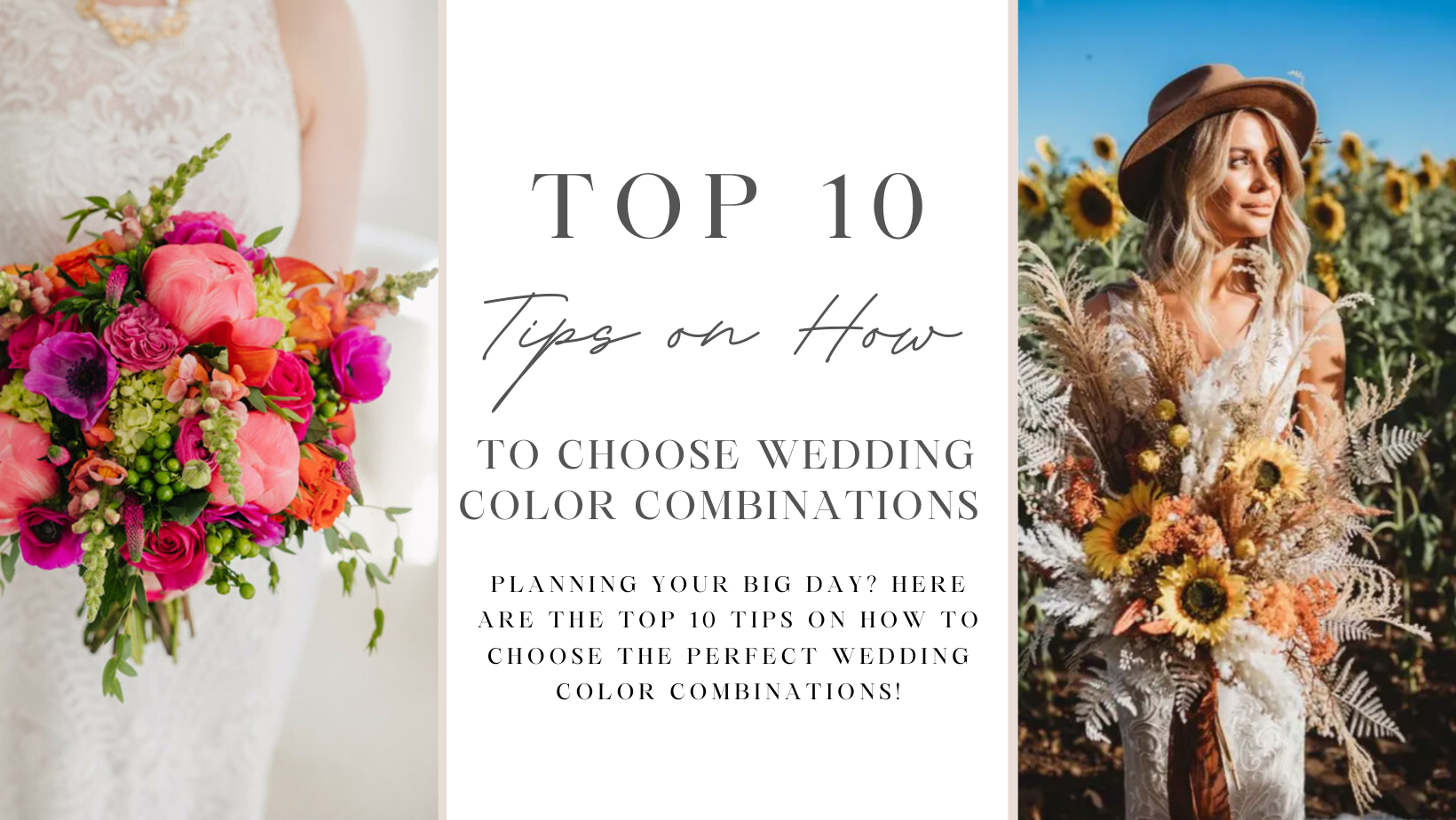 Wedding Colors Chart - Top 10 Tips on How To Choose Wedding Color Comb