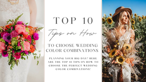 Wedding Colors Chart - Top 10 Tips on How To Choose Wedding Color Combinations
