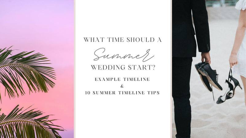 What's the Ideal Ceremony Start Time for a Summer Wedding?