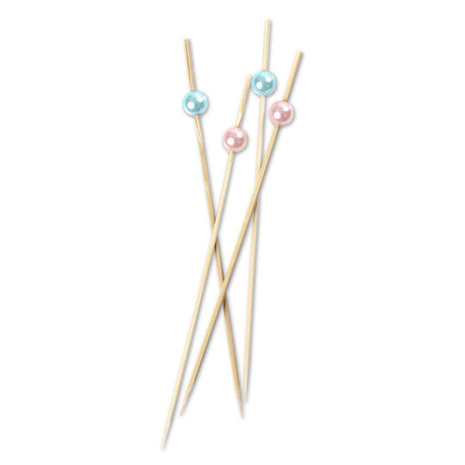 Bulk Natural Bamboo Drink Stirrer Cocktail Picks-Set of 1000-Koyal Wholesale-Multi-Colored-