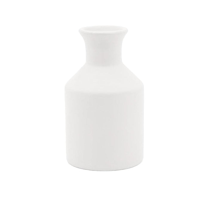 Ceramic Bud Vases, Modern Decorative Vases Small & Tall Vases-Set of 3-Koyal Wholesale-White-