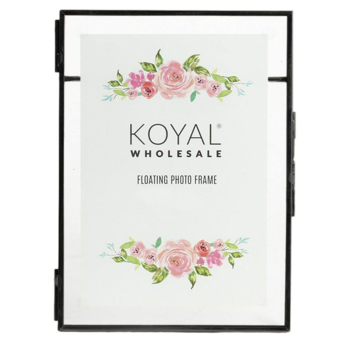 Floating Glass Frames-Koyal Wholesale-Gold-5" x 7"-