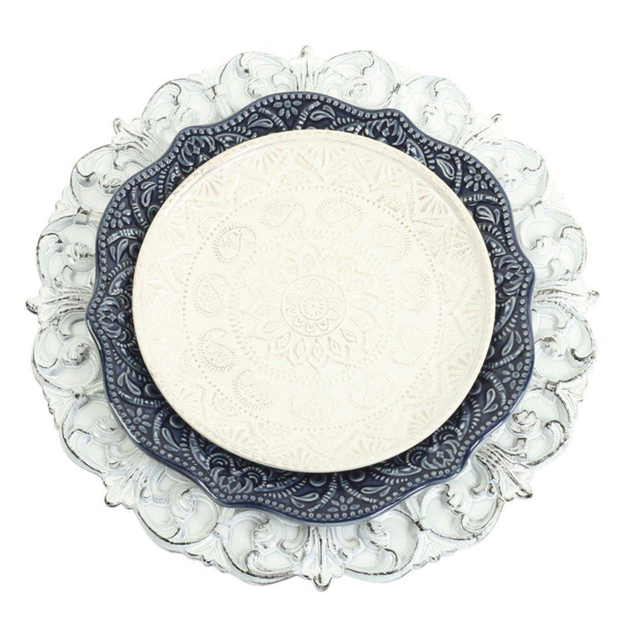 French Provincial Charger Plates-Set of 12-Koyal Wholesale-