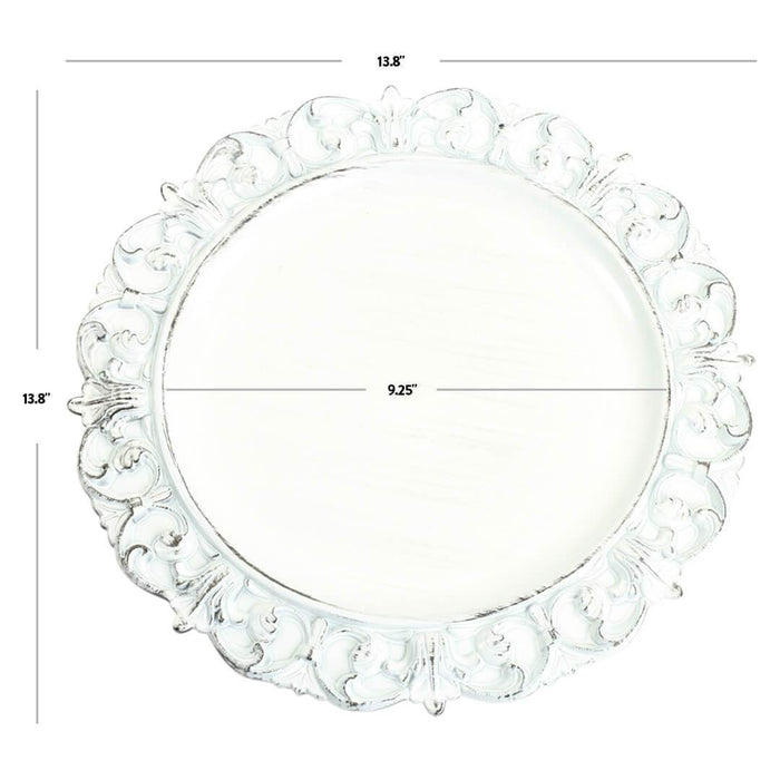 French Provincial Charger Plates-Set of 12-Koyal Wholesale-