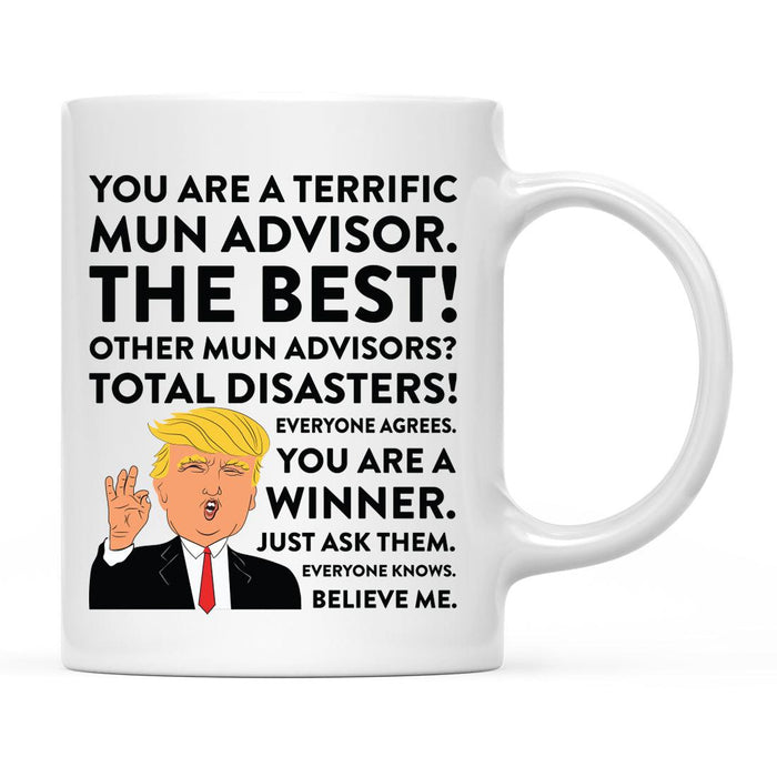 Funny Trump Coffee Mug – Gag Gift with Box, 42 Designs for Christmas, Birthday, Graduation-Set of 1-Andaz Press-MUN Advisor-