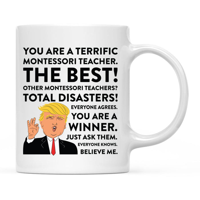 Funny Trump Coffee Mug – Gag Gift with Box, 42 Designs for Christmas, Birthday, Graduation-Set of 1-Andaz Press-Montessori Teacher-