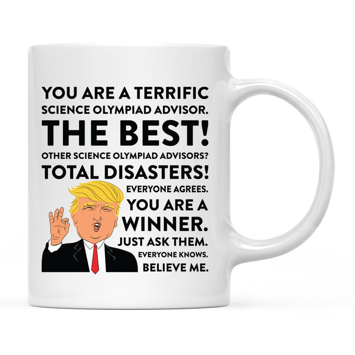 Funny Trump Coffee Mug – Gag Gift with Box, 42 Designs for Christmas, Birthday, Graduation-Set of 1-Andaz Press-Science Olympiad Advisor-