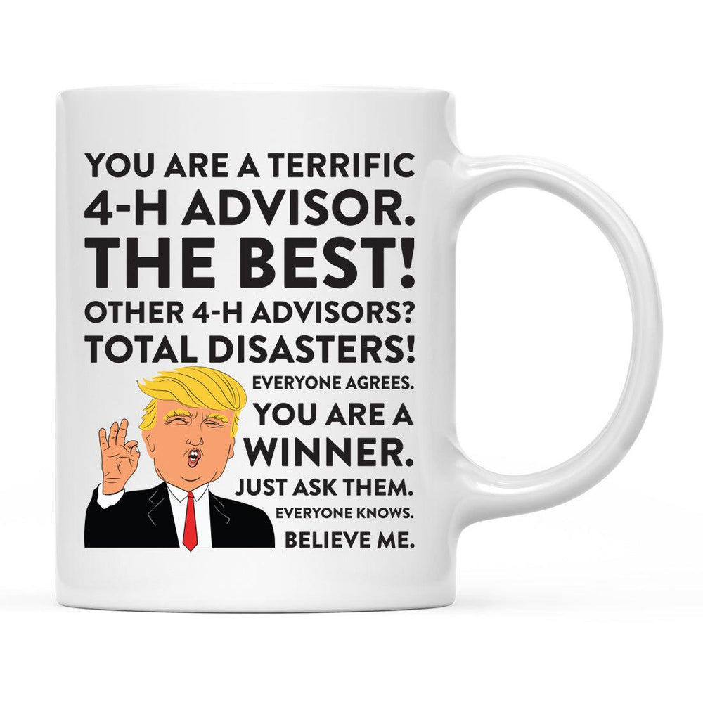 Funny Trump Coffee Mug – Gag Gift with Box, 50 Designs for Christmas, Birthday, Graduation-Set of 1-Andaz Press-4-H Advisor-