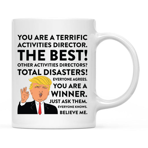 Funny Trump Coffee Mug – Gag Gift with Box, 50 Designs for Christmas, Birthday, Graduation-Set of 1-Andaz Press-Activities Director-