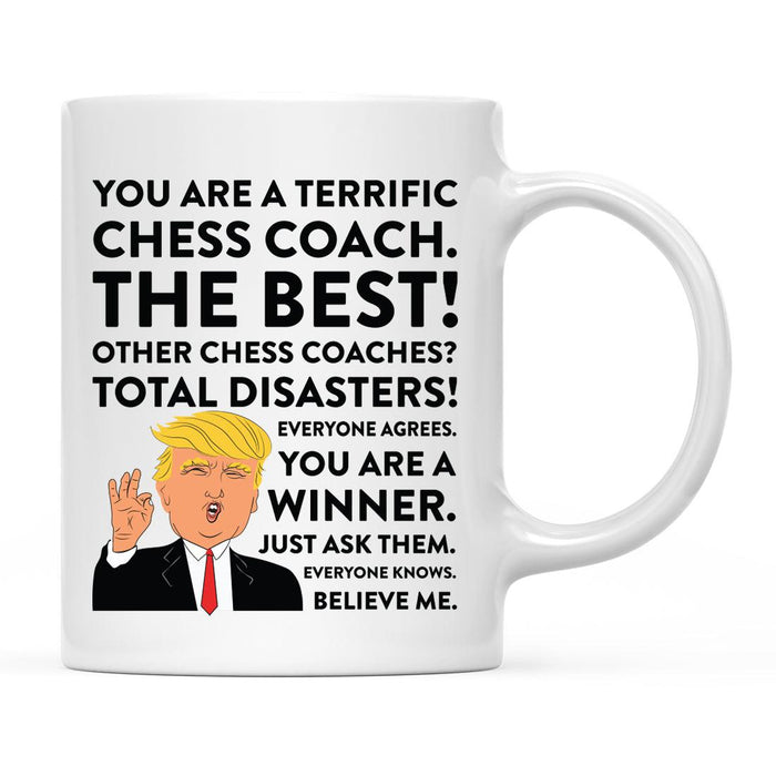 Funny Trump Coffee Mug – Gag Gift with Box, 50 Designs for Christmas, Birthday, Graduation-Set of 1-Andaz Press-Chess Coach-