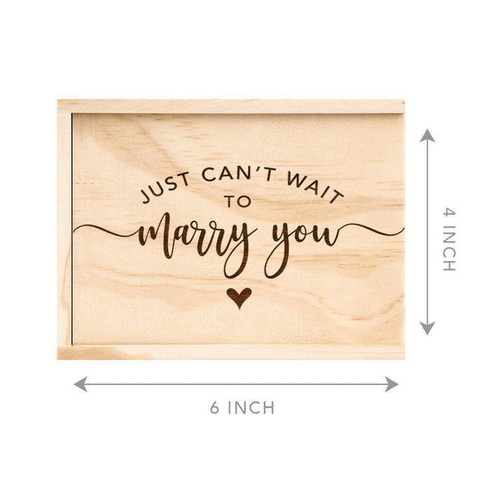 Laser Engraved Wedding Wooden Photo Box-Set of 1-Koyal Wholesale-To My Love-