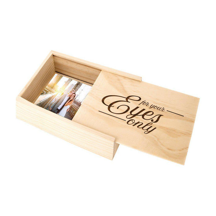 Laser Engraved Wedding Wooden Photo Box-Set of 1-Koyal Wholesale-To My Love-