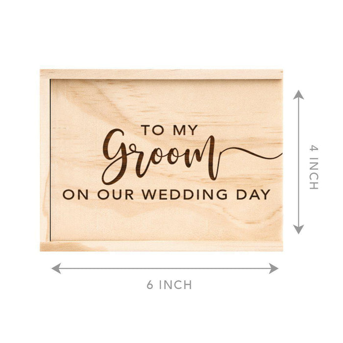 Laser Engraved Wedding Wooden Photo Box-Set of 1-Koyal Wholesale-To My Love-