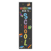 Set of 1 Welcome Back to School Banner | First Day & Classroom Door Vertical Sign-Set of 1-Andaz Press-Vertical Colorful-