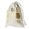 Set of 10 Gold Foil Regret Nothing Hangover Recovery Kit Bags-Set of 10-Andaz Press-