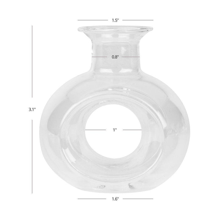 Set of 12 Glass Bud Vase Napkin Rings-Set of 12-Koyal Wholesale-