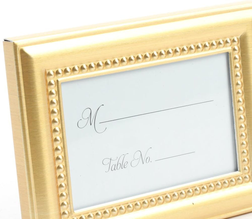 Set of 24 Gold Beaded Mini Gold Picture Frames-Set of 24-Koyal Wholesale-