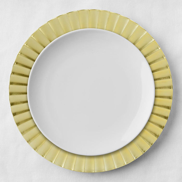 Set of 4Minimalist Acrylic Charger Plates-Set of 4-Koyal Wholesale-Gold-