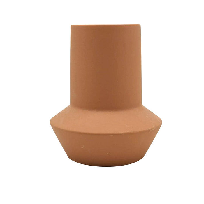 Set of 5 Ceramic Totem Minimalist Ceramic Vases-Set of 5-Koyal Wholesale-Terracotta-