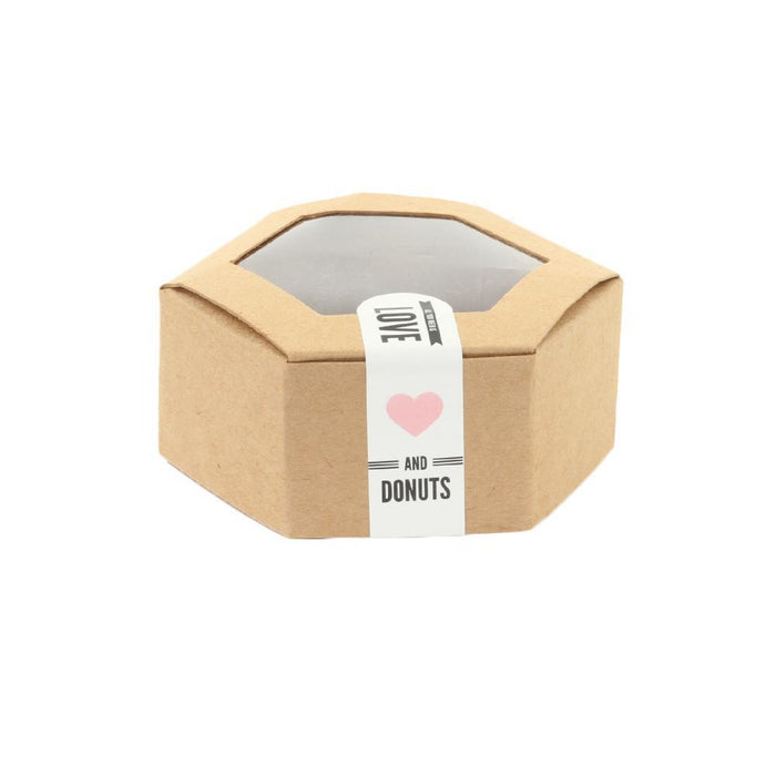 Set of 50 Kraft Tuck Box Donut Favor Box-Set of 50-Andaz Press-