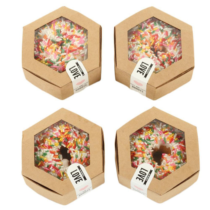 Set of 50 Kraft Tuck Box Donut Favor Box-Set of 50-Andaz Press-