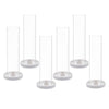 Set of 6 Glass Hurricane Candle Holders-Set of 6-Koyal Wholesale-White-