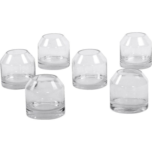Set of 6 Mini Glass Jug Vases-Set of 6-Koyal Wholesale-
