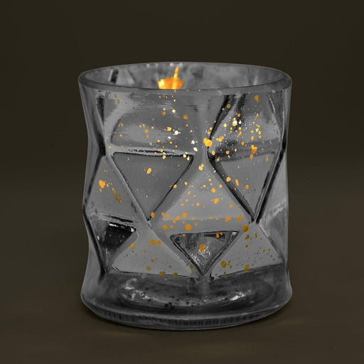 Set of 6 Modern Geometric Votive Candle Holders-Set of 6-Koyal Wholesale-Silver-