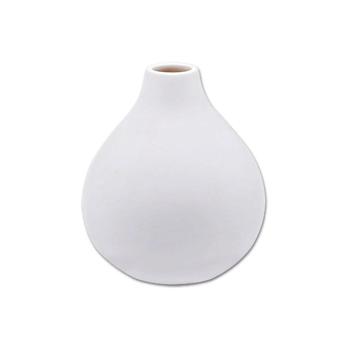 Set of 6 Round Bud Vase Set-Set of 6-Koyal Wholesale-White-