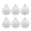 Set of 6 Round Bud Vase Set-Set of 6-Koyal Wholesale-White-