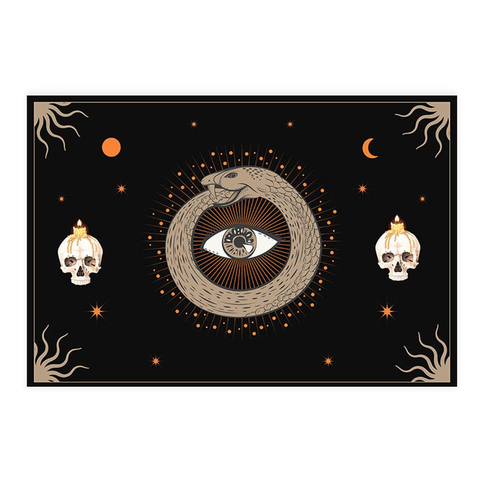 Set of 8 Halloween Disposable Cardstock Paper Placemats for Dining and Decor-Set of 8-Andaz Press-Lunar Serpent-