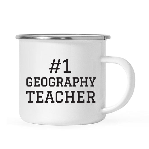 #1 School Campfire Coffee Mug, Part 2-Set of 1-Andaz Press-Geography Teacher-