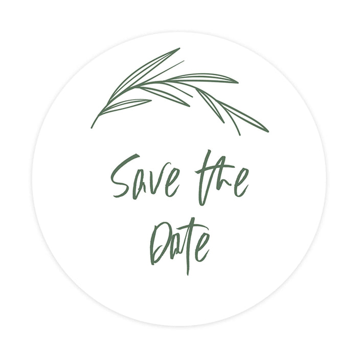 Andaz Press Save The Date Sticker, Arrow Heart Design, Save The Date Seals for Wedding Invitations, 120-Pack, White