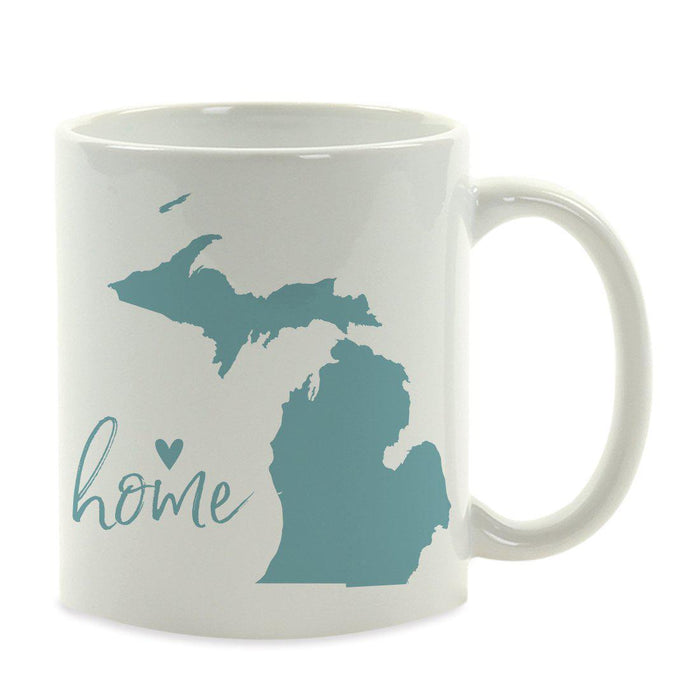 Andaz Press 11 oz Aqua US State Home Heart Coffee Mug-Set of 1-Andaz Press-Alabama-