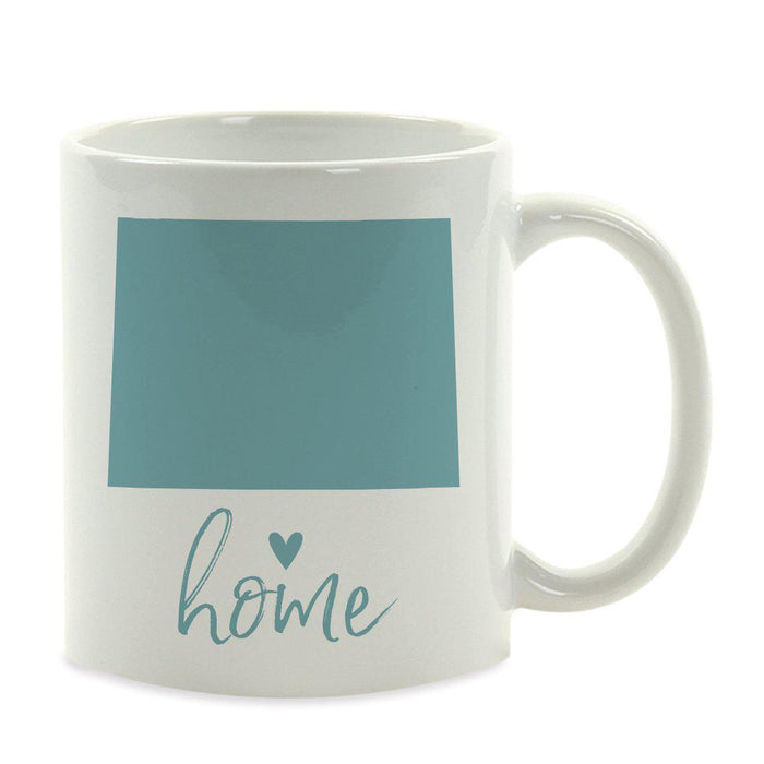 Andaz Press 11 oz Aqua US State Home Heart Coffee Mug-Set of 1-Andaz Press-Wyoming-