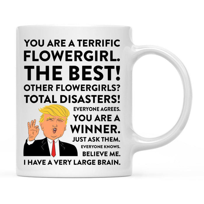 Andaz Press 11 oz Funny President Donald Trump Terrific Wedding Coffee Mug-Set of 1-Andaz Press-Flowergirl-