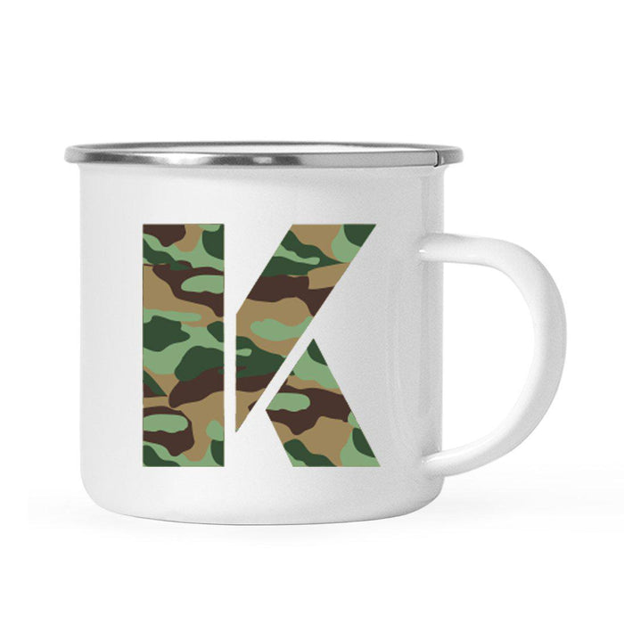 Andaz Press 11oz Army Military Camouflage Monogram Campfire Coffee Mug-Set of 1-Andaz Press-K-