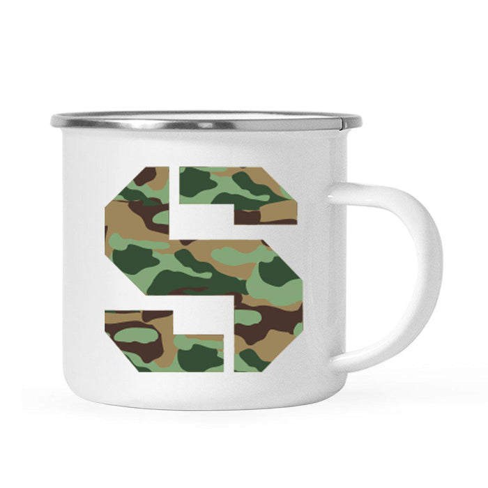 Andaz Press 11oz Army Military Camouflage Monogram Campfire Coffee Mug-Set of 1-Andaz Press-S-