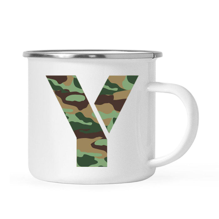 Andaz Press 11oz Army Military Camouflage Monogram Campfire Coffee Mug-Set of 1-Andaz Press-Y-