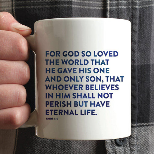 Andaz Press 11oz Bible Verses Coffee Mug-Set of 1-Andaz Press-John 3:16-