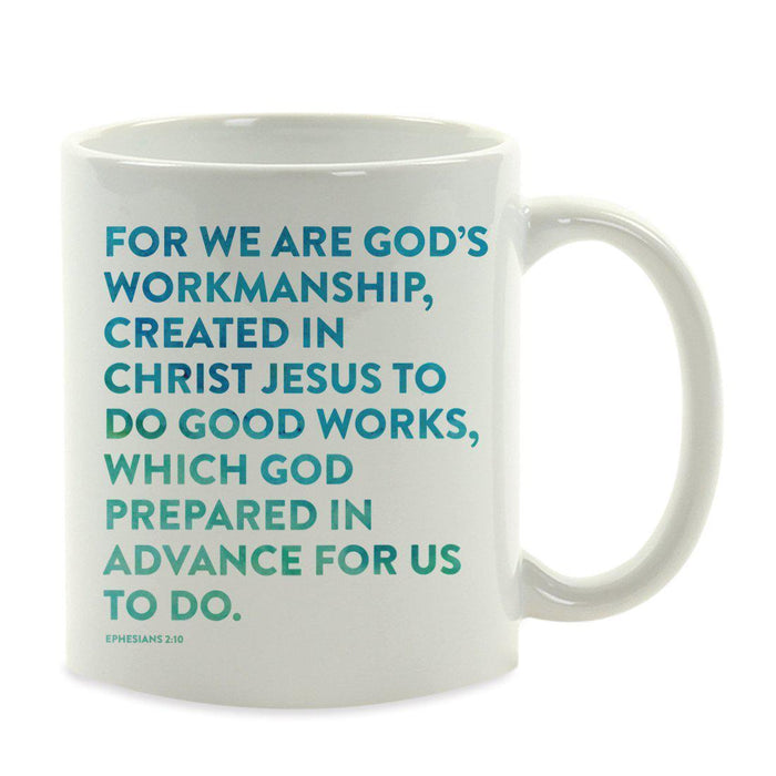 Andaz Press 11oz Bible Verses Coffee Mug-Set of 1-Andaz Press-Ephesians 2:10-