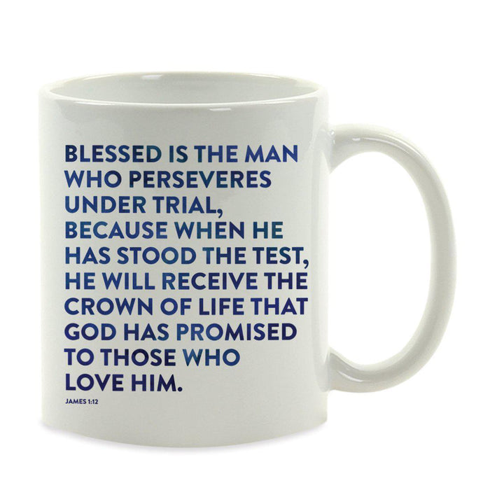 Andaz Press 11oz Bible Verses Coffee Mug-Set of 1-Andaz Press-James 1:12-
