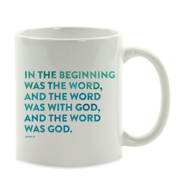 Andaz Press 11oz Bible Verses Coffee Mug-Set of 1-Andaz Press-John 1:1-