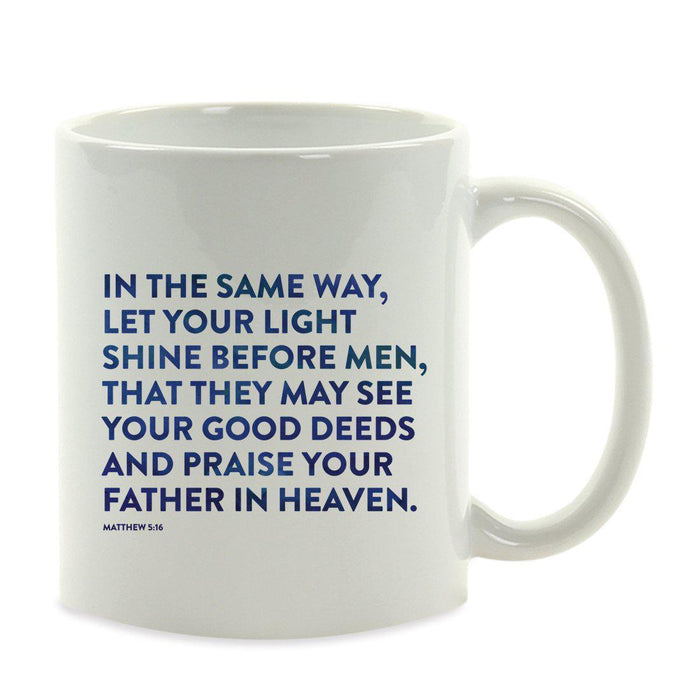 Andaz Press 11oz Bible Verses Coffee Mug-Set of 1-Andaz Press-Matthew 5:16-