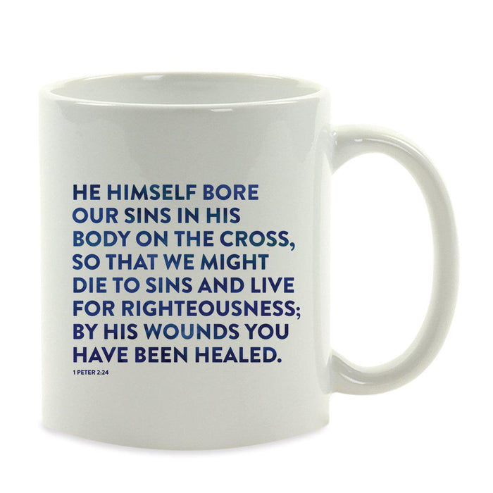 Andaz Press 11oz Bible Verses Coffee Mug-Set of 1-Andaz Press-Peter 2:24-