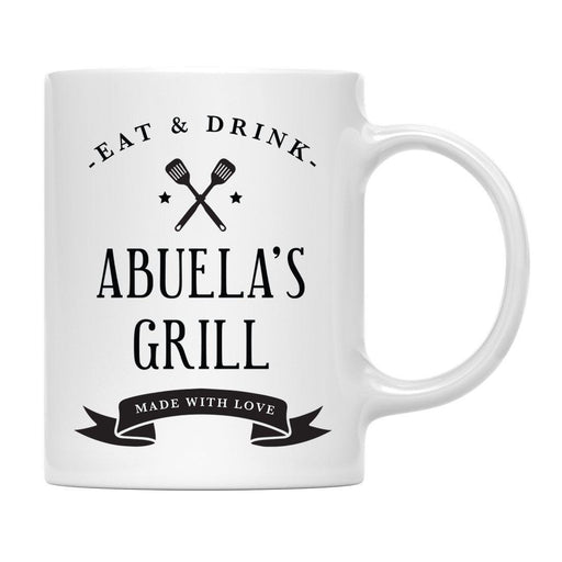 Andaz Press 11oz Eat And Drink Grill Coffee Mug-Set of 1-Andaz Press-Abuela-