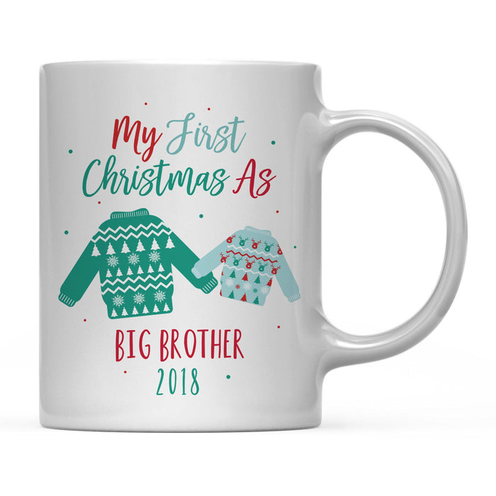 Andaz Press 11oz Family Fair Isle Ugly Sweater Coffee Mug-Set of 1-Andaz Press-Big Brother-